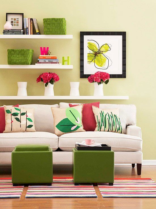 Colorful room decoration