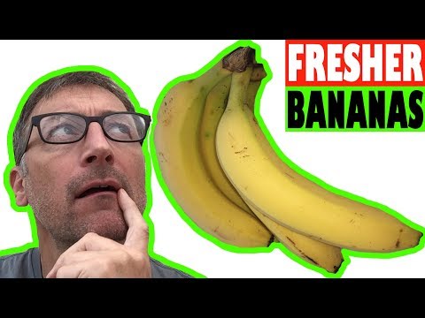 Banana how to keep fresh