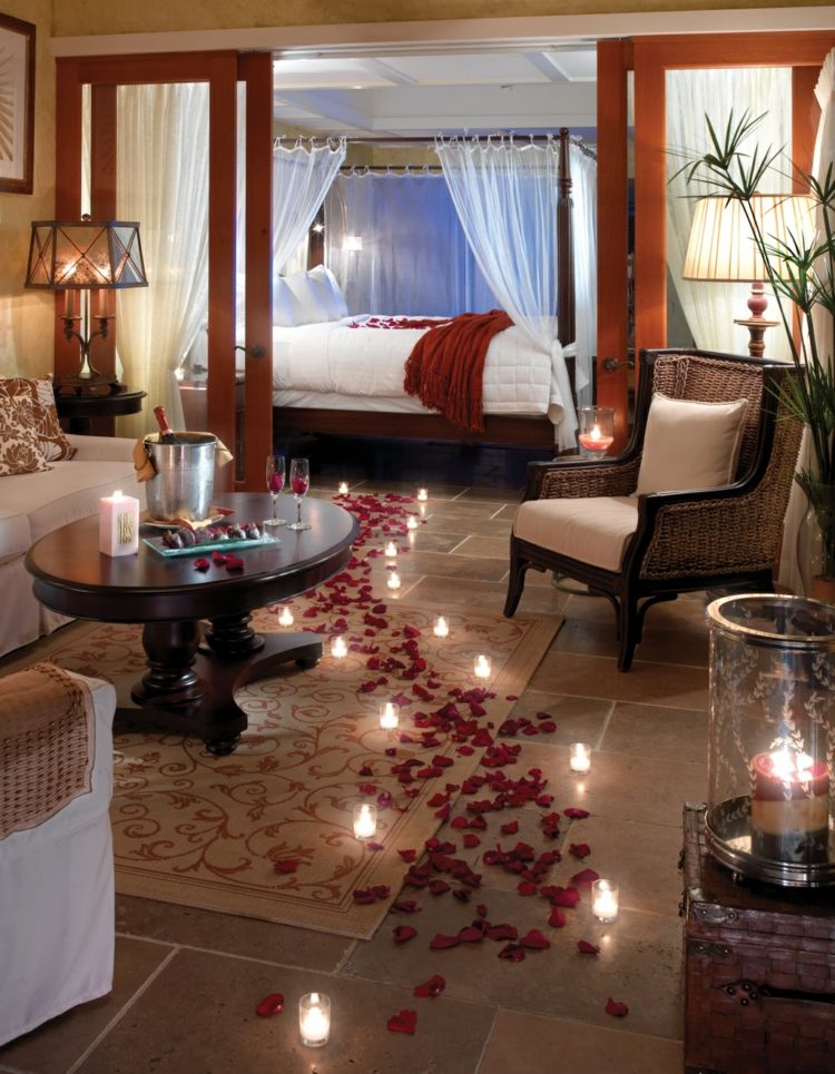 Romantic bedroom style