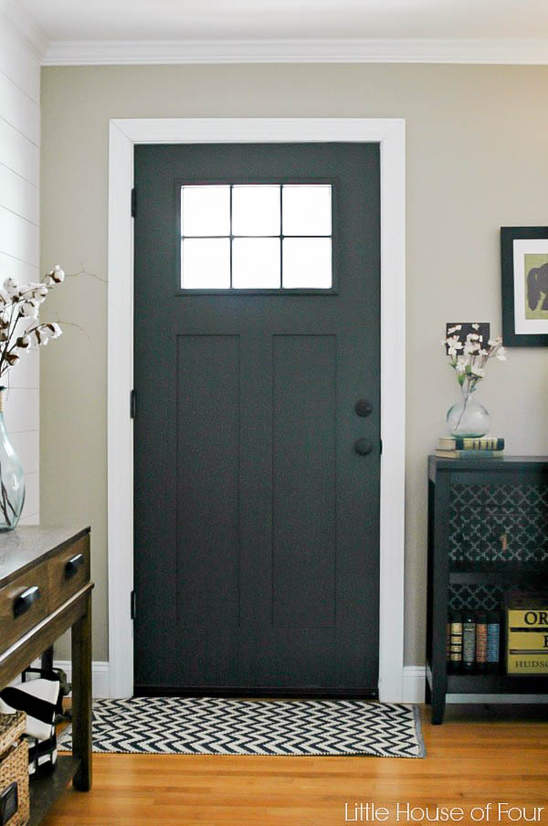 Interior front door colors