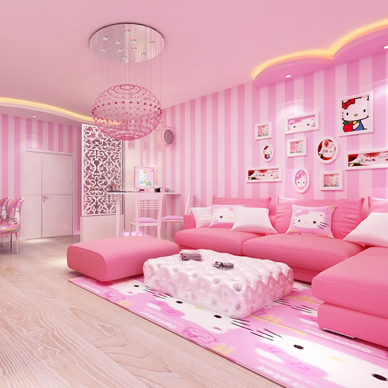 Bedrooms with pink walls