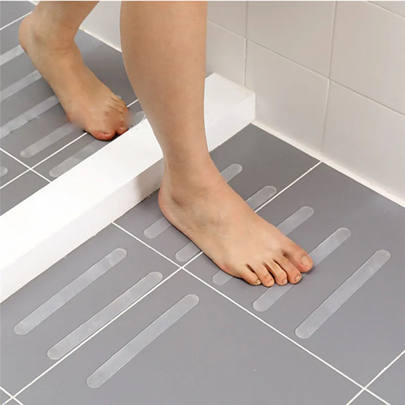 Non slip shower flooring