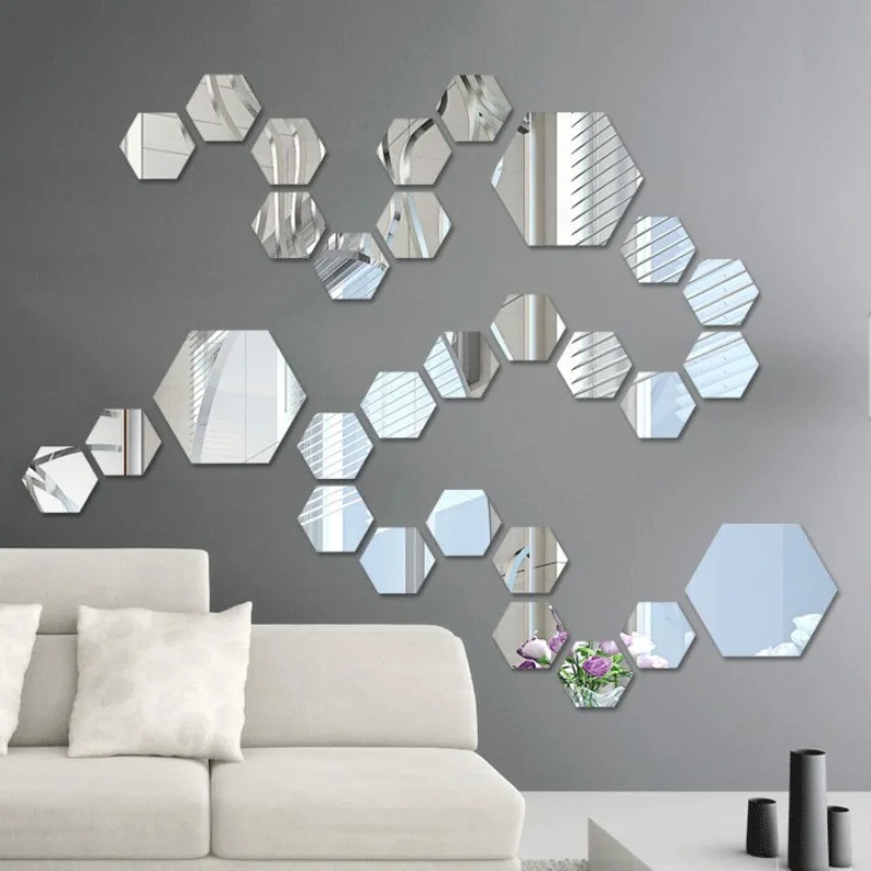 Decorating a wall with multiple mirrors