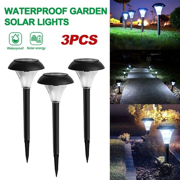 Solar powered yard lighting