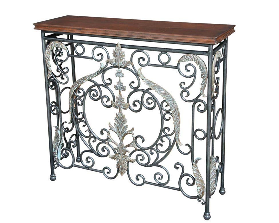 How to clean a wrought iron table