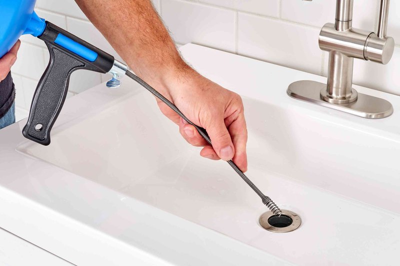 Fixing a clogged sink