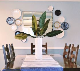 How to hang large plates on a wall