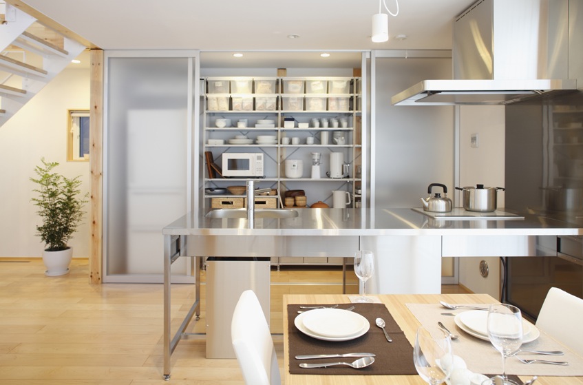 Open living kitchen