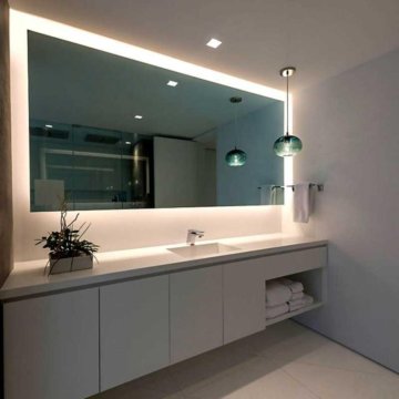 Bathroom large mirror ideas