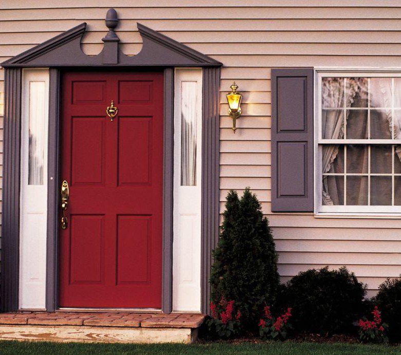 Black front doors feng shui