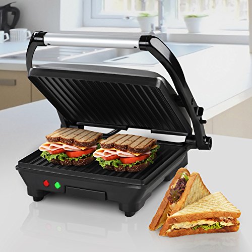 Sandwich press toaster