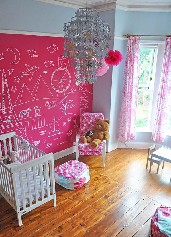 Bright baby room ideas