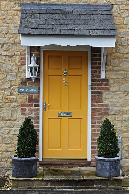 Front door colors for yellow houses