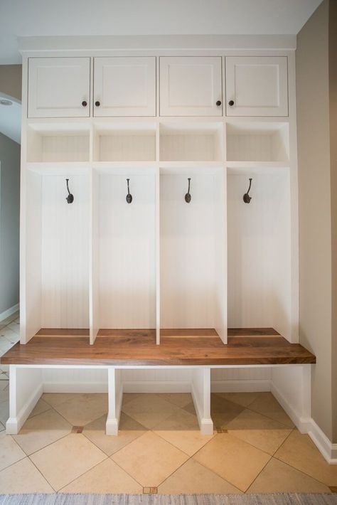 Mudroom wall storage