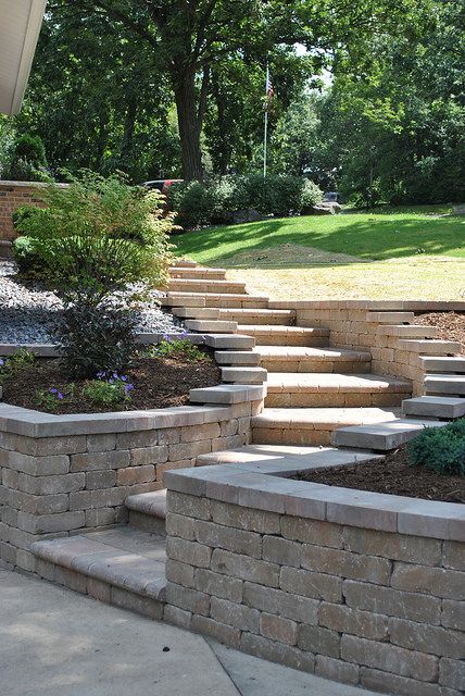 Patio ideas for sloping gardens