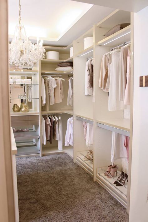 Small custom walk in closets