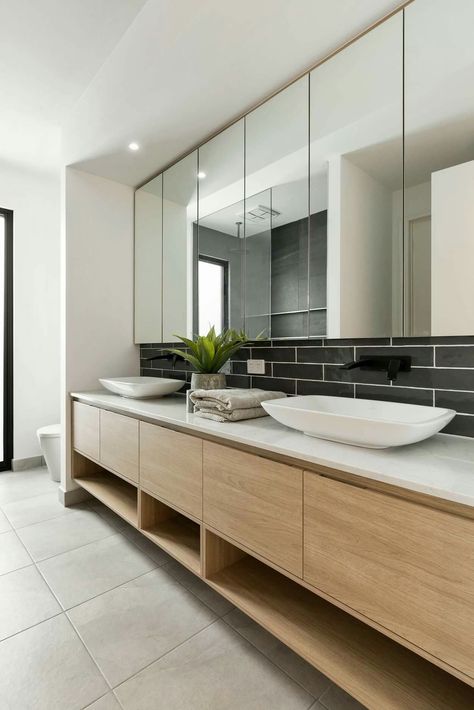 Bathroom vanity lighting above mirror