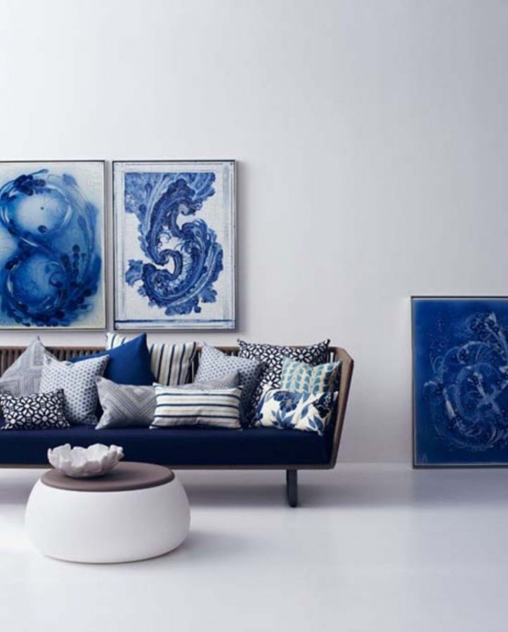 Cobalt blue room decor