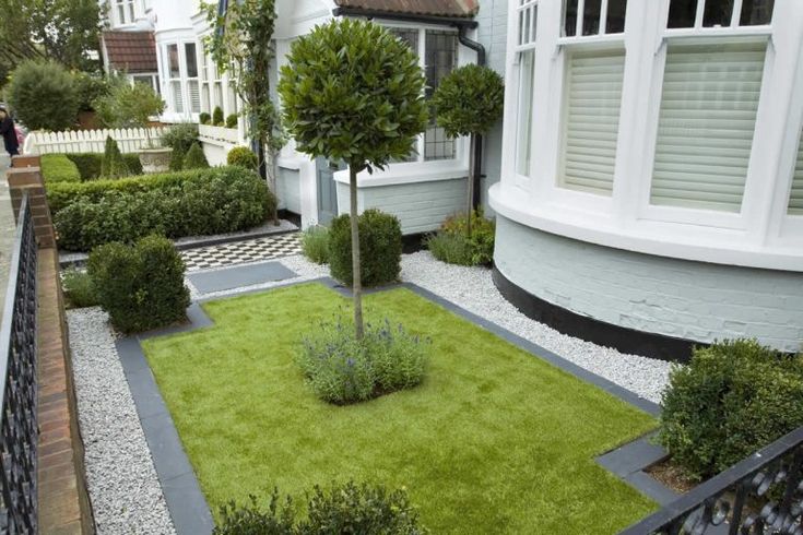 Modern small front garden ideas