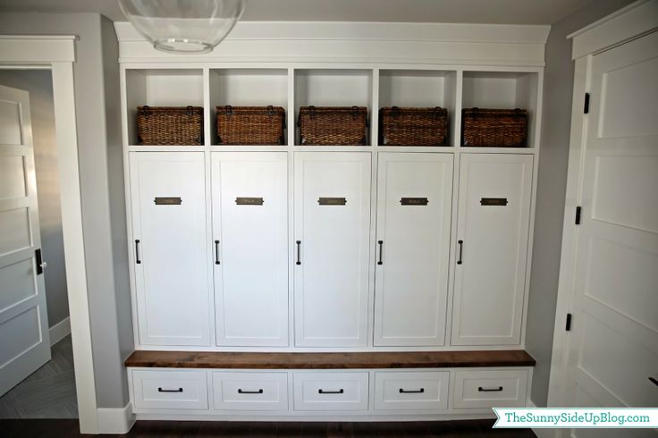 Mud room baskets