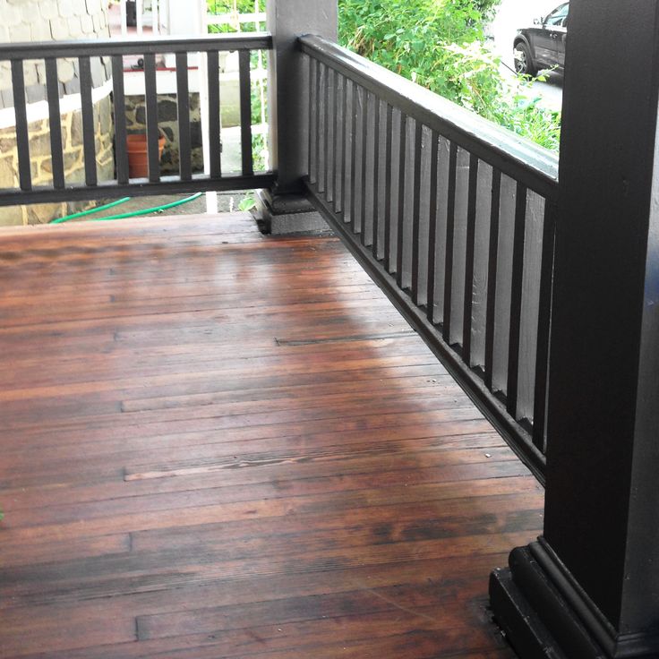 Porch railing paint ideas