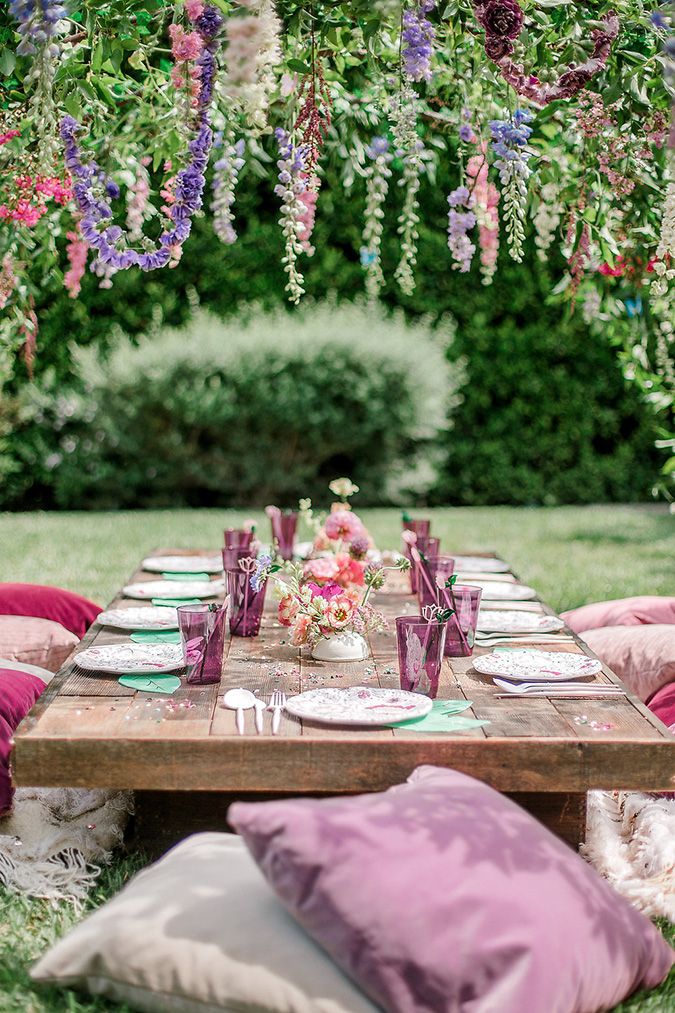 Decorating for garden party