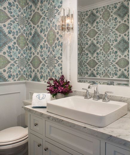 Wallpaper trends for bathrooms