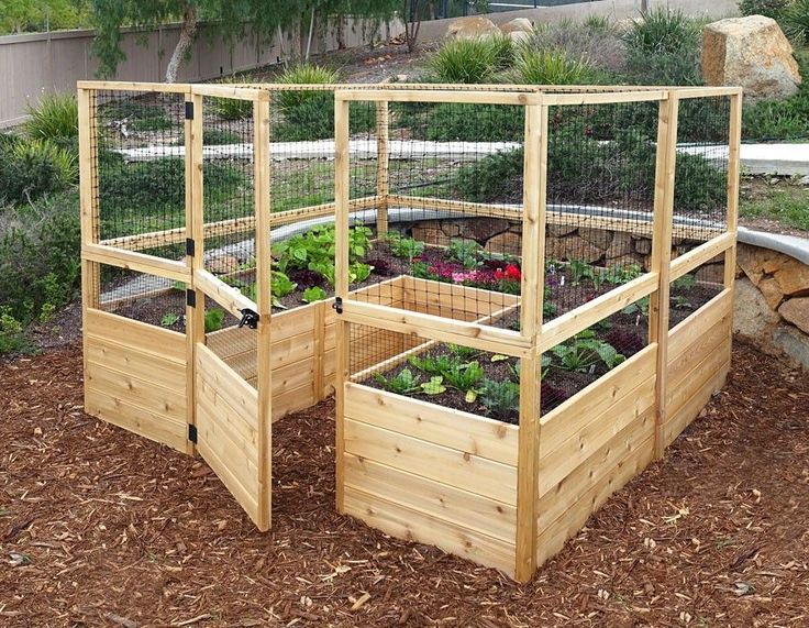 Raised garden beds layers