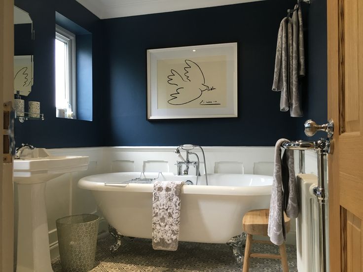 Dark blue paint farrow and ball