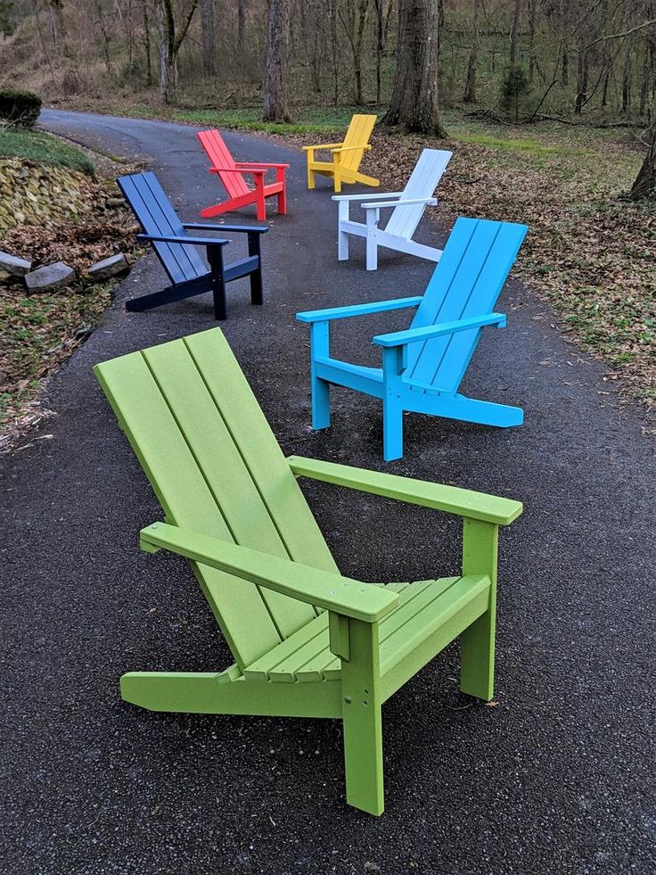 Modern wood adirondack chairs