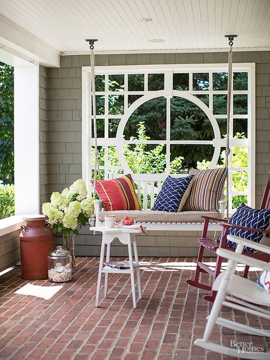 Porch decor for summer