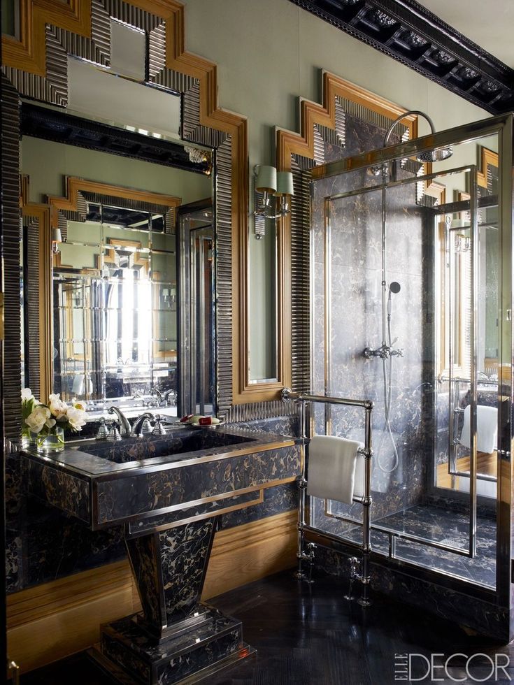 Art nouveau bathroom