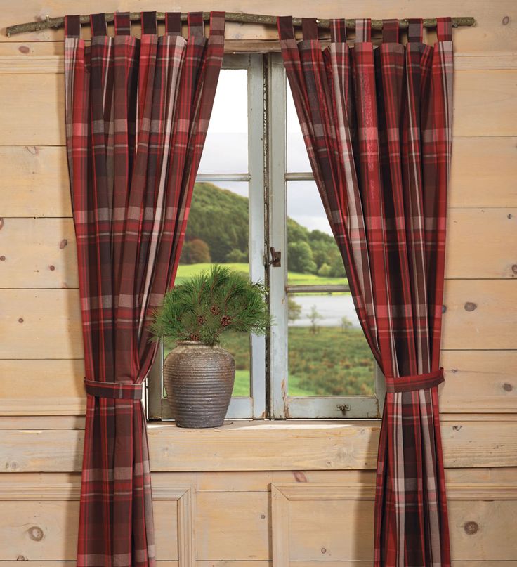 Rustic window treatments