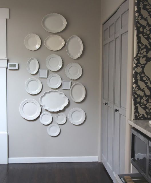 How to mount decorative plates on wall