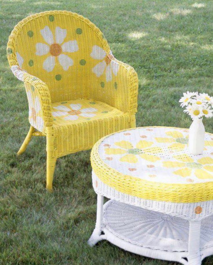 Can you paint wicker furniture