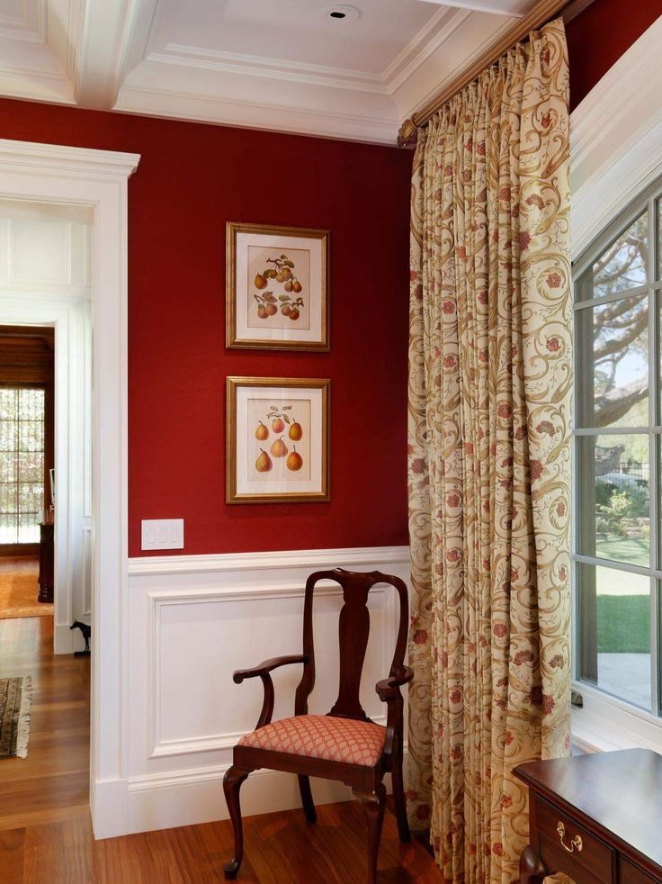 Red dining room paint colors