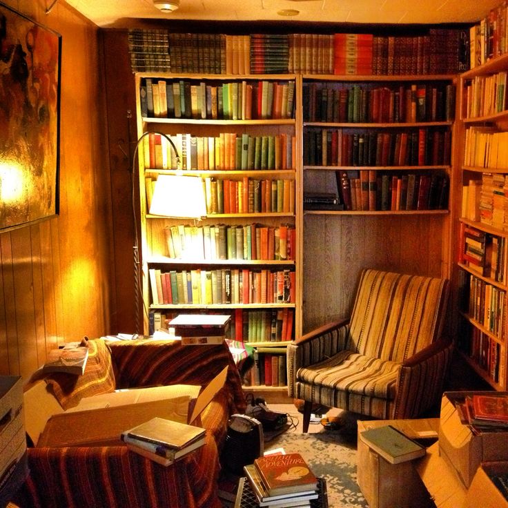 Cozy book room