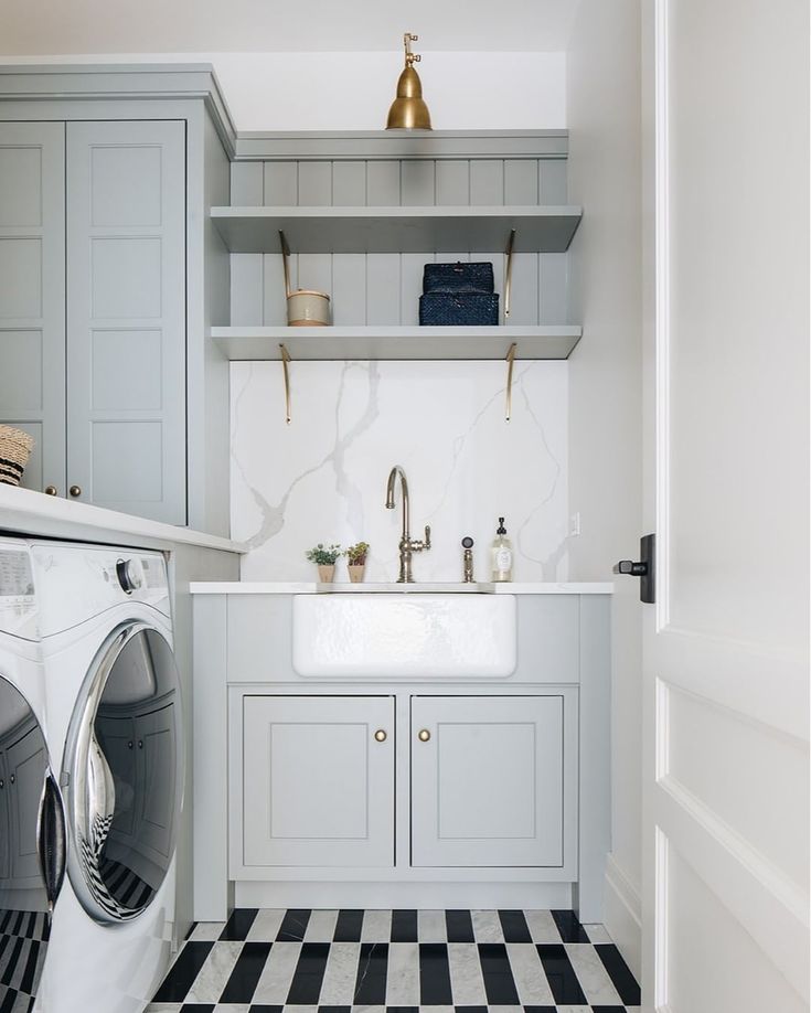 Laundry in kitchen island