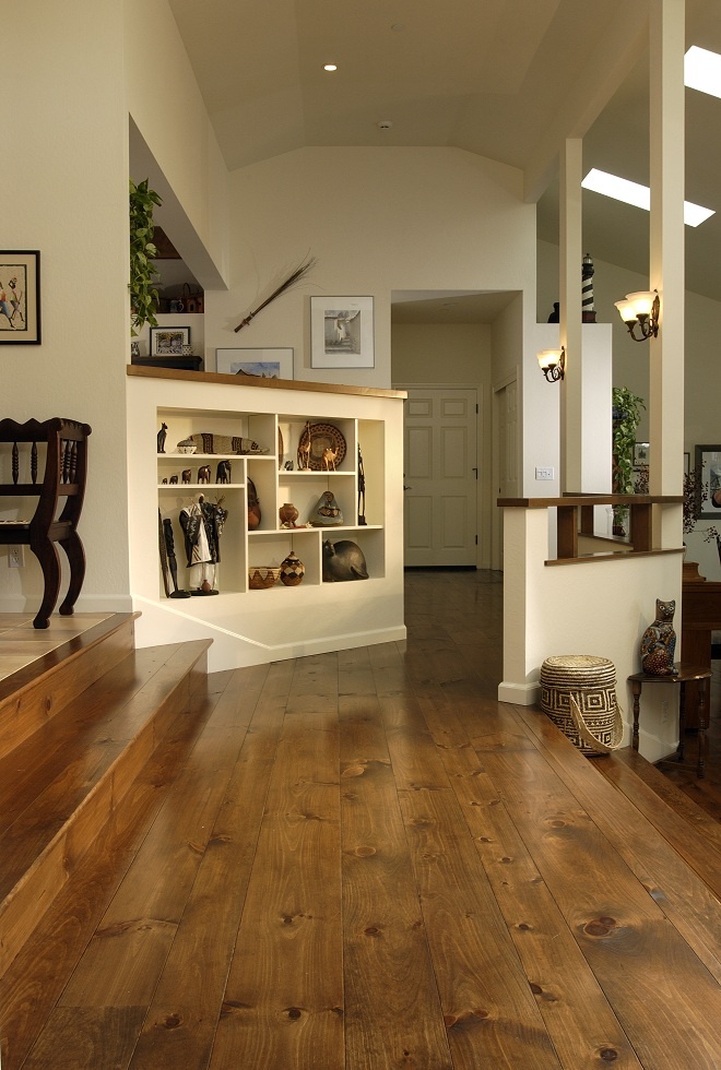 Living room wood floor