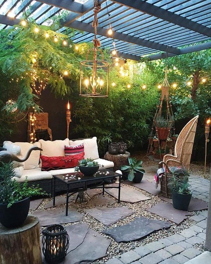 Terrace backyard ideas