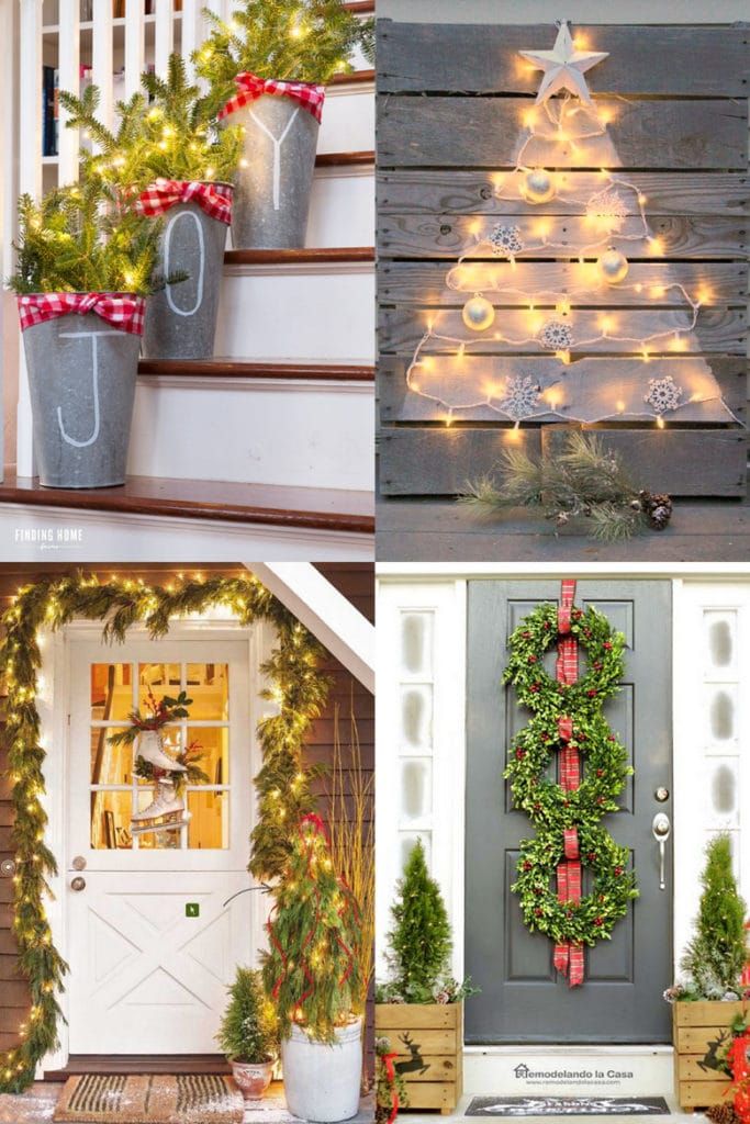 Ideas for outdoor xmas decorating