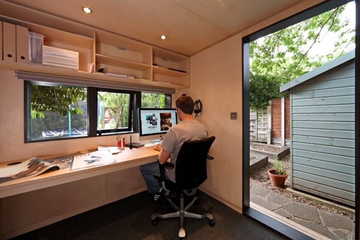 Garden shed office