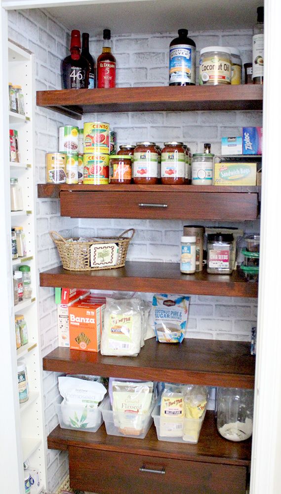 How to build pantry shelving