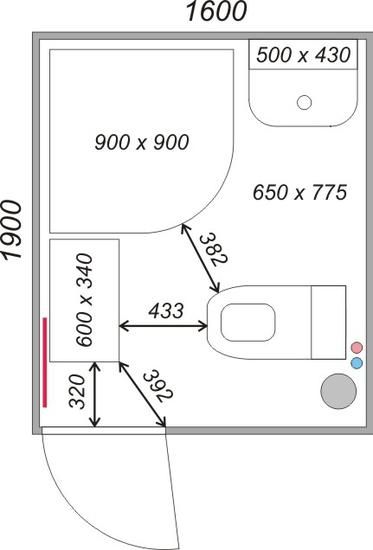 Different bathroom layouts