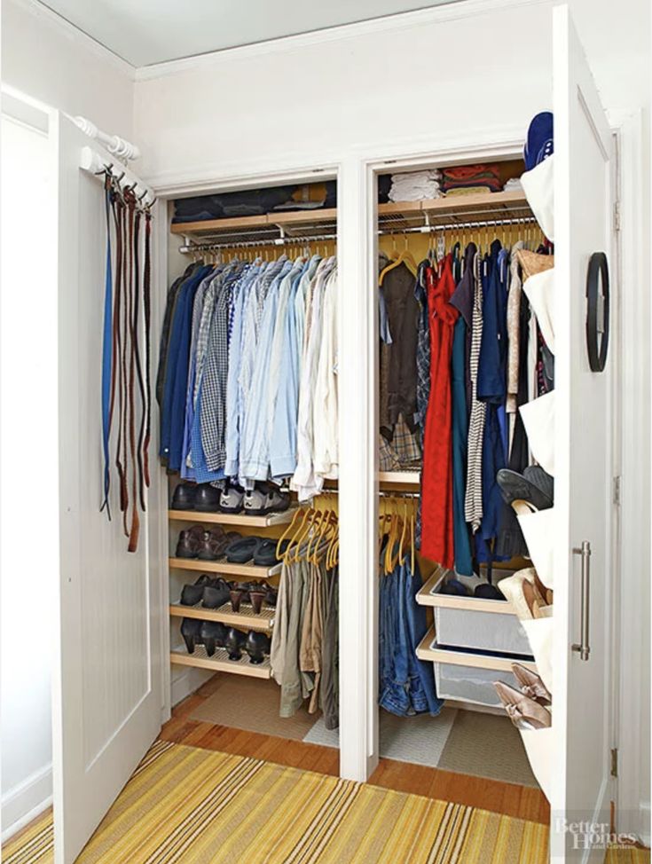 Tips for organizing closets