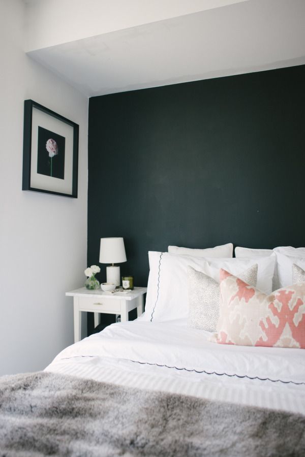 Bedrooms painted gray