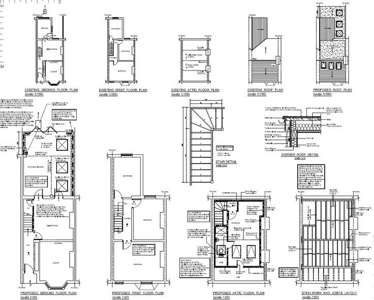 Terraced house extension plans