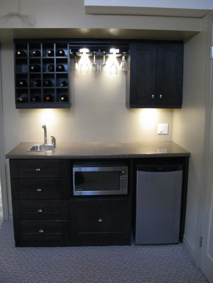 Finished basement kitchen ideas