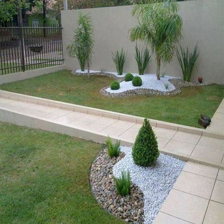 Landscaping with stones instead of mulch