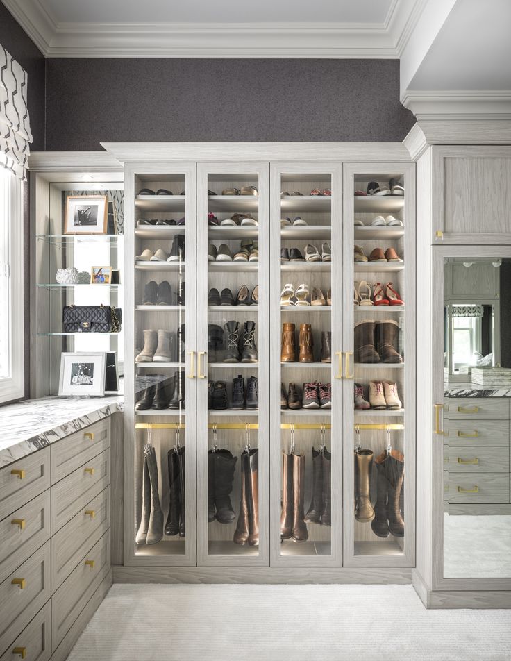 Glamorous dressing room ideas